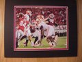 Picture: Leonard Floyd Georgia Bulldogs original 8 X 10 photo against Clemson professionally double matted in team colors to 11 X 14. We are the copyright holders of this image and the quality and clarity is fantastic.