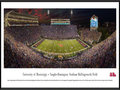 Picture: 2014 Ole Miss Rebels Vaught Hemingway Stadium 13.5 X 40 panoramic poster of the win against Tennessee professionally framed to 13.75 X 40.25. This panorama, taken by James Blakeway, features the Ole Miss Rebels hosting the Tennessee Volunteers, in front of a nationally televised game at Vaught Hemingway Stadium at Hollingsworth Field in Oxford, Mississippi. The University of Mississippi boasts a long and colorful football history, which includes the formation of the first football team in the state, as well as the winningest programs in the history of collegiate football. The beginnings of Rebel football can be traced back as far as 1890 and in 1893, a football team was organized. In 12 plus decades, Ole Miss has achieved an impressive record including numerous conference and national championship titles.