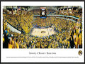 Picture: Missouri Tigers Mizzou Arena panoramic print professionally framed. This panorama captures the thrilling victory of the final point free throw between the Mizzou Tigers and Kansas on Feb. 4, 2012. The final score was Missouri 74, Kansas 71. This historic event filled Mizzou Arena to capacity, with 15,061 enthusiastic fans. The University of Missouri was established in 1839 and was the first public institution of higher education west of the Mississippi River. This panorama was taken by James Blakeway.