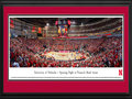 Picture: Nebraska Cornhuskers Pinnacle Bank Arena 13 X 40 panoramic print professionally double matted in team colors and framed to 18 X 44. This panorama of Pinnacle Bank Arena, taken by James Blakeway, celebrates the first game of one of the most anticipated University of Nebraska basketball seasons in program history and spotlights a sellout crowd, as the Huskers men’s basketball team begins their first season in their new home. Pinnacle Bank Arena, located in Lincoln’s historic Haymarket District, has seating capacity for 14,970 basketball fans and provides the Huskers one of the top environments in college basketball. Fans enjoyed the Game One ceremonies, including an on-court, pregame performance by the University of Nebraska Cornhusker Marching Band. Head Coach Tim Miles led his team to victory, defeating Florida Gulf Coast 79-55.