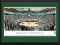 Picture: Michigan State Spartans Breslin Center 13 X 40 panoramic print professionally double matted in team colors and framed to 18 X 44. This panorama of Michigan State University – Jack Breslin Student Events Center, photographed by James Blakeway, features the Michigan State University Spartan basketball team playing Big Ten opponent, the University of Nebraska. The Breslin Center opened in 1989 as one of the premier facilities in the country, serving as home to the Michigan State men's and women's basketball programs. It seating capacity is 15,085. This $43-million facility is named in honor of Jack Breslin, who was captain of the football team in 1945, senior class president in 1946 and earned varsity letters in both baseball and basketball. He worked for the university for more than 30 years.