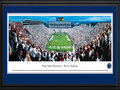 Picture: Penn State Nittany Lions Beaver Stadium 13 X 40 panoramic print professionally double matted in team colors and framed to 18 X 44. This panorama of the Penn State Nittany Lions football team playing at Beaver Stadium was taken by James Simmons. Penn State's spirit and traditions were ever apparent as Nittany Lion fans flooded Beaver Stadium in a sea of white for the annual White Out Game. Penn State traditions also include the athletic symbol chosen by the student body in 1906; it is the mountain lion which once roamed central Pennsylvania. Since Penn State is located in the Nittany Valley at the foot of Mount Nittany, the lion was designated as a Nittany Lion. In regional folklore, Nittany was a valorous Indian princess in whose honor the Great Spirit caused Mount Nittany to be formed. Penn State was established in 1855.