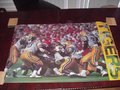 Picture: LSU Tigers very rare 24 X 36 action poster from Collegiate Posters featuring the Tigers against Florida.