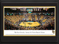 Picture: Wake Forest Demon Deacons Lawrence Joel Veterans Memorial Coliseum 13 X 40 panoramic print professionally double matted in team colors and framed to 18 X 44. This panorama of Wake Forest University - Lawrence Joel Veterans Memorial Coliseum, photographed by Christopher Gjevre, features the Wake Forest Demon Deacons basketball team playing ACC rival Duke University. Since it's opening in 1989, the Deacons have won over 81 percent of their games at this venue. The facility seats 14,665 fans and is home to the raucous Screamin' Demons student section, also known as Tie-Dye Nation, which is shown on the left side of the panorama. The facility is named after Lawrence Joel, a Winston-Salem native awarded the Congressional Medal of Honor. Founded in 1834, Wake Forest University is a private university with enrollment of over 4,300 students.