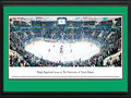 Picture: North Dakota Fighting Sioux Ralph Engelstad Arena 13 X 40 panoramic print professionally double matted in team colors and framed to 18 X 44. This panorama was taken on December 31, 2011, in the world-class Ralph Engelstad Arena in Grand Forks, North Dakota. The photograph features a game between the University of North Dakota Fighting Sioux and the Harvard University Crimson. This was the final men's hockey game in which UND was officially referred to as the Fighting Sioux. The Ralph Engelstad Arena, often referred to as "The Ralph," is located on the UND campus, seats 11,640 fans and is used primarily for hockey. The arena has been called one of the finest facilities of its kind in the world and was built by UND alumnus Ralph Engelstad. This panorama was taken by Stephanie Mason.