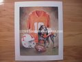 Picture: 16 X 20 original print in excellent shape with no pin holes or tears. Never used! Tennessee Volunteers Smokey with Tennessee Uniform Print is great for autographs