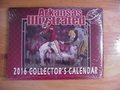 Picture: Just one left! This is a 2016 Arkansas Razorbacks "Arkansas Illustrated" calendar in mint condition still in its original factory seal. The calendar measures 9 /12 inches by 12 1/2 inches. All 12 months have a 9 X 12 full page Greg Gamble piece of original artwork! Each month's picture sells for 24.99 as a print so this is a great value if you pull each month out and use as art on your wall or in your mancave!