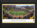 Picture: Just out from the 2015 season is the latest panoramic poster of the Appalachian State Mountaineers and Kidd Brewer Stadium professionally double matted in team colors and framed to 18 X 44. This panorama, taken by Christopher Gjevre, spotlights the Appalachian State Mountaineers taking on a Sun Belt Conference opponent at Kidd Brewer Stadium during the popular Family Weekend. Since opening in 1962, Kidd Brewer Stadium, aka The Rock, stakes its claim as being one of the toughest venues in the nation for visiting teams to leave with a victory. The fans that fill the seats are also an essential component to providing the Mountaineers with a home-field advantage. Since 2005, the average attendance for a regular season game has come in at 117 percent of the Stadium’s average official seating capacity.