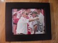 Picture: Mark Richt of the Georgia Bulldogs 11 X 14 photo professionally framed in very nice black wood to 14 1/2 X 17 1/2.