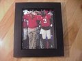 Picture: Mark Richt and D.J. Shockley of the Georgia Bulldogs 11 X 14 photo professionally framed in very nice black wood to 14 1/2 X 17 1/2.