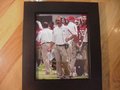 Picture: Mark Richt Georgia Bulldogs 11 X 14 photo professionally framed in very nice black wood to 14 1/2 X 17 1/2.