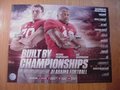 Picture: 2015 Alabama Crimson Tide "Built By Championships" 17 X 22 poster features Reggie Ragland and Ryan Kelly.