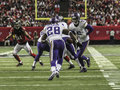 Picture: Adrian Peterson takes the handoff from Teddy Bridgwater Minnesota Vikings 16 X 20 poster. We are the copyright holders of this image.