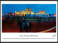 Picture: Churchill Downs "Dawn at the Downs" panoramic poster professionally framed to 13.75 X 40.25. It features Churchill Downs during one of its most beautiful times of the day, dawn. Thoroughbreds can be seen at dawn going through morning paces as they prepare for race campaigns leading up to the annual race meets. Churchill Downs has run the annual Kentucky Derby and Kentucky Oaks continuously since their debut in 1875. The signature Twin Spires were completed as part of a new grandstand in 1895 and would become the symbol of Churchill Downs and the Kentucky Derby.