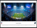 Picture: This panorama has been professionally framed to 13.75 X 40.25 and highlights the Carolina Panthers hosting the Arizona Cardinals for a playoff game at Bank of America Stadium in Charlotte, North Carolina. In 1993, the Panthers were selected as the 29th NFL franchise. In the summer of 1996, Bank of America Stadium opened on 33 acres of land in uptown Charlotte and was specifically designed for football. Following the 2013 season, a renovation project incorporated four escalator towers for easy access to upper level seats, and state-of-the-art technology, including high-definition video boards, vibrant ribbon boards and a distributed sound system throughout the bowl, continuing to make this classic American stadium one of the most striking and fan-friendly in the NFL. From the NFL Stadiums collection.