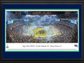 Picture: This 13.5 X 40 panorama has been professionally double matted in team colors and framed to 18 X 44. It captures the moment the Seattle Seahawks have been waiting for - their first World Championship in franchise history. The Seahawks picked up their first Vince Lombardi Trophy after a crushing win over the Denver Broncos. This matchup marked the second time since 1970 that the league’s top-scoring offense faced the NFL’s top-scoring defense. The Seahawks defense dominated the game and ended the evening with a final score of Seattle 43, Denver 8. The Hawks also lay claim to the third youngest quarterback to win a Super Bowl and a head coach that has won both a Super Bowl and a college football national title. From the NFL Stadiums collection.