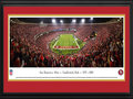 Picture: This 13.5 X 40 panorama has been professionally double matted and framed to 18 X 44. It commemorates the San Francisco 49ers final touchdown at their very last regular season game against Atlanta, marking the end of Candlestick Park’s sporting history. Leaving the home crowd with a thrilling memory of the old stadium, in the final few minutes of the game the 49ers intercepted a pass deep in their own territory and returned it 89 yards for a touchdown, sealing the victory and clinching a playoff berth. The final score was San Francisco 34, Atlanta 24. The 49ers called Candlestick Park home from 1971-2013, recording a 225-121-2 combined record in the building. From the NFL Stadiums collection.