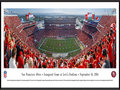 Picture: This panorama has been professionally framed to 13.75 X 40.25. It commemorates the kickoff of the San Francisco 49ers first regular season game on September 14, 2014, at their new home - Levi’s Stadium. This highly anticipated event sets the stage for the 49ers next generation of tradition and glory in one of the world’s best outdoor sports and entertainment venues. The 1.85 million square feet Levi’s® Stadium will be a multi-purpose facility with the flexibility to host a wide range of events, including domestic and international soccer, college football, motocross, concerts and various civic events, and will be expandable for major events like Super Bowl 50 in February 2016. From the NFL Stadiums collection