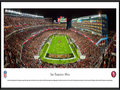 Picture: This panorama has been professionally framed to 13.75 X 40.25. It captures the San Francisco 49ers playing their season opener against the Minnesota Vikings. A capacity crowd at Levi’s Stadium celebrates the start of another season of 49ers football. A special #49ersRGB t-shirt, provided to all game ticket holders, creates a thrilling visual effect in the crowd, and celebrates the launch of an alternate team uniform. In their 65 years with the NFL, the 49ers have enjoyed one of the most glorious stories in league history. The club has launched the careers of several recent NFL Hall of Fame players, currently holds the record for the most NFC West championships, and has won five of six Super Bowl appearances. From the NFL Stadiums collection.