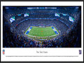 Picture: This panorama has been professionally framed to 13.75 X 40.25. It spotlights the battle between the New York Giants and the Washington Redskins at MetLife Stadium, in another chapter of one of the longest and most storied rivalries in professional football. The two clubs have been competing since 1932, with the Giants holding the upper hand in the head-to-head matchups. Most fans today recall the 1980s, as one of the most hotly contested periods between these clubs, when they combined to win seven NFC East titles, five Super Bowls and the 1986 NFC Championship game, with the Giants winning 17-0. The two clubs also hold the record for the highest combined scoring game in NFL history, putting 113 points on the scoreboard on November 27, 1966. From the NFL Stadiums collection.