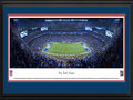 Picture: This 13.5 X 40 panorama has been professionally professionally double matted in team colors and framed to 18 X 44. It spotlights the battle between the New York Giants and the Washington Redskins at MetLife Stadium, in another chapter of one of the longest and most storied rivalries in professional football. The two clubs have been competing since 1932, with the Giants holding the upper hand in the head-to-head matchups. Most fans today recall the 1980s, as one of the most hotly contested periods between these clubs, when they combined to win seven NFC East titles, five Super Bowls and the 1986 NFC Championship game, with the Giants winning 17-0. The two clubs also hold the record for the highest combined scoring game in NFL history, putting 113 points on the scoreboard on November 27, 1966. From the NFL Stadiums collection