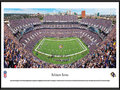 Picture: This panorama of the Baltimore Ravens playing for their home crowd at M&T Bank Stadium has been professionally framed to 13.75 X 40.25. Known for staging one of the NFL's most exciting gameday experiences, M&T Bank Stadium was completed in 1998 and has a seating capacity of 71,008. The Baltimore Ravens came into existence in 1996, and their name is a reference to the poem "The Raven" by Edgar Allan Poe, who lived and worked in Baltimore at various times during his life. The Ravens' championship history includes a victory in Super Bowl XXXV, in addition to multiple division titles and playoff berths. From the NFL Stadiums collection.