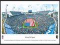 Picture: This panorama has been professionally framed to 13.75 X 40.25. It spotlights the opening ceremony as the Jacksonville Jaguars prepare for a home game at EverBank Field under owner Shad Khan. The Jaguars have enjoyed significant success since joining the NFL in 1995, when they won more games in their first season than any previous NFL expansion team. In their second season the Jaguars qualified for the playoffs – the first of four straight postseason appearances – and advanced to the AFC Championship game. Three seasons later, in 1999, the team hosted the AFC title game. In their short history, the Jaguars have won two division championships and have made six playoff appearances. From the NFL Stadiums collection.