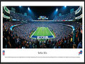Picture: This panorama of Ralph Wilson Stadium has been professionally framed to 13.75 X 40.25. It captures the excitement as the Buffalo Bills NFL football team beat division rival, the Miami Dolphins. The Bills began competitive play in 1960 as a charter member of the American Football League (AFL) and joined the NFL as part of the AFL-NFL merger in 1970. The Bills won two consecutive AFL Championships in 1964 and 1965. The Buffalo Bills are the only team in NFL history to play in four consecutive Super Bowl games. From the NFL Stadiums collection.