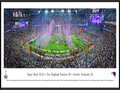 Picture: This panorama has been professionally framed to 13.75 X 40.25. It spotlights a thrilling victory, as the New England Patriots defeat the Seattle Seahawks and win their fourth Super Bowl in franchise history. In the final 12 minutes of the game, the Patriots turned the tables and rallied from a 10-point deficit. To seal the deal, a stunning interception by an undrafted rookie preserved New England’s 28-24 lead. It was one of the most sensational fourth quarter rallies on record and, after four crazy quarters, the night went to New England, with the Patriots and fans basking in the glory of victory. From the NFL Stadiums collection.