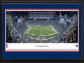 Picture: This 13.5 X 40 panorama has been professionally double matted in team colors and framed to 18 X 44. It captures the excitement of one of the greatest comebacks in Patriots franchise history, during one of the coldest home games ever played at Gillette Stadium – a frigid duel led by two future Hall of Fame quarterbacks. The New England Patriots battle the Denver Broncos, down 24-0 at the half, and manage to fight back, scoring 31 unanswered points to take the game into overtime. With less than two minutes to play and a tie looking probable, the Patriots recover a Broncos botched punt return at the 13-yard line and kick a 31-yard field goal to seal an amazing, come-from-behind 34-31 victory. From the NFL Stadiums collection.