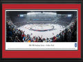 Picture: This 13.5 X 40 panorama of the 2014 Coors Light NHL Stadium Series game at Soldier Field has been professionally double matted in team colors and framed to 18 X 44. It features the hometown favorite, the Chicago Blackhawks, taking on the Pittsburgh Penguins. The excitement surrounding this game was evident, as seats were sold-out in less than 24 hours after tickets went on sale. The Penguins squared off against the defending Stanley Cup Champion Blackhawks, resulting in a final score of Chicago 5, Pittsburgh 1. The National Hockey League Stadium Series is hosted at stadiums around the country and celebrates the history and tradition of outdoor hockey.