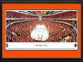 Picture: This 13.5 X 40 features the Philadelphia Flyers at the Wells Fargo Center in their playoff series with the Pittsburgh Penguins and has been professionally double matted in team colors and framed to 18 X 44. The Flyers won the series in six games, to advance to the Eastern Conference semifinals. The Flyers set a team record for power-play goals in a series and have won all 10 series, where they led 3-0. This was also their first series win over Pittsburgh since the 2000 Conference Semifinal. The Flyers were established in 1967 as part of the National Hockey League expansion and went on to complete their inaugural season by finishing atop all other expansion teams in their division.