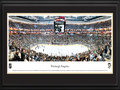 Picture: This 13.5 X 40 panorama has been professionally double matted in Pittsburgh Penguins team colors and framed to 18 X 44. The Pittsburgh Penguins of the National Hockey League are one of the most exciting teams to play on ice. They opened their spectacular new arena, CONSOL Energy Center, in 2010-11. The Penguins have made their mark in history by capturing multiple Stanley Cup Championships, and have built a strong nucleus to challenge for more titles. A franchise rich in history has enjoyed some of the greatest players to lace up the skates. This panorama was taken during the Penguins' inaugural season in their new arena.