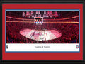 Picture: This 13.5 X 40 panorama of the Montreal Canadiens on home ice in front of a sellout crowd of 21,273 at the Bell Centre has been professionally double matted in team colors and framed to 18 X 44. . Founded on December 4, 1909, the Canadiens have the extraordinary distinction of winning the Stanley Cup Championship more times than any other franchise in National Hockey League history.