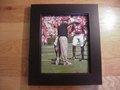 Picture: Kirby Smart leads the Georgia Bulldogs original and high quality 11 X 14 photo professionally framed in very nice black wood to 14 1/2 X 17 1/2