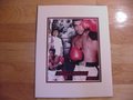 Picture: Muhammad Ali boxing collage 8 X 10 photo professionally double matted to 11 X 14 so that it fits a standard frame. This is a very clear picture developed from an original negative.