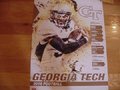 Picture: 2016 Georgia Tech Yellow Jackets 18 X 24 football poster in excellent shape with no pin holes or tears.