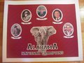 Picture: 2016 Alabama Crimson Tide National Champion head coaches print includes Wallace Wade, Frank Thomas, Bear Bryant, Gene Stallings, and Nick Saban. The size of the print is 16 X 20 so it fits a standard frame! This print includes Saban's latest National Championship with the Tide in 2015!