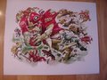 Picture: Georgia Bulldogs 2014 original Jack Davis art print fits a standard frame. We only have a limited few.