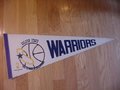 Picture: We only have one of this extremely rare collectible from over 40 years ago. This is an original 1974-75 Golden State Warriors NBA World Champions felt Pennant in near mint condition. The pennant is 30 inches long and was bought by a collector in 1975. It has been carefully stored in his collection all this time. It has no pin holes or tears. A once in a lifetime opportunity to buy a vintage collectible directly from the person who bought it almost half a century ago. This will ship well protected Fed Ex Insured Flat in a commercial grade box.