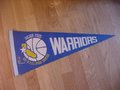 Picture: We only have one of this extremely rare collectible from over 40 years ago. This is an original 1974-75 Golden State Warriors NBA World Champions felt Pennant in near mint condition. The pennant is 30 inches long and was bought by a collector in 1975. It has been carefully stored in his collection all this time. It has no pin holes or tears. A once in a lifetime opportunity to buy a vintage collectible directly from the person who bought it almost half a century ago. This will ship well protected Fed Ex Insured Flat in a commercial grade box.