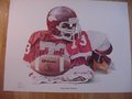 Picture: Vintage and rare 1978 Arkansas Razorbacks limited edition print signed and numbered by artist Steve Ford. Great for autographs. How many Razorback football players can you find to sign this and make it your one-of-a kind Arkansas collectible?