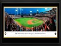 Picture: This 13.5 X 40 panorama has been professionally double matted and framed in team colors to 18 X 44. Taken on June 26, 2019, this spotlights the culmination of the 73rd edition of the Division I NCAA National Baseball Championship as the Vanderbilt Commodores reveled in victory after defeating the Michigan Wolverines at TD Ameritrade Park Omaha. It has been professionally double matted in Vanderbilt colors and professionally custom framed. The Commodores clinched the series finale against Michigan in Game 3 with a score of 8-2 which earned them their second NCAA Baseball National Championship title. Dansby Swanson, Kyle Wright and Mark Minor are just a few of the current Major League players who completed for Head Coach Tim Corbin at Vanderbilt. Kumar Rocker and Stephen Scott among many other great players led Vandy to this year's NCAA Tournament Championship!