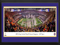 Picture: The perfect season is complete and now the ultimate souvenir for that season is ready to hang on your wall! This is an officially licensed 13.5 X 40 panoramic poster of the LSU Tigers 42-25 win over Clemson on January 13, 2020 for the 2019 National Championship at the Mercedes Benz Superdome. Item has been professionally double matted in beautiful LSU colors and professionally custom framed. to 18 X 44 and it is ready to hang on your wall.