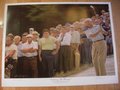 Picture: Ben Hogan "Victory at Merion" Limited Edition golf print signed and numbered by artist Alan Zuniga. This print celebrates the fact that Hogan won the 1950 U.S. Open at Merion Golf Club just 16 months after a near fatal car crash.