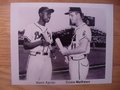 Picture: Hank Aaron and Eddie Mathews of the Milwaukee Braves (before they both moved to the Atlanta Braves) 11 X 14 photo..