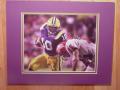 Picture: Joesph Addai LSU Tigers original 8 X 10 photo professionally double matted in team colors to 11 X 14 to fit a standard frame.