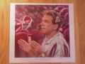Picture: Nick Saban "Crimson Commander" Alabama Crimson Tide limited edition print signed and numbered by artist Alan Zuniga. This is easily the nicest print done of Saban since he has been at Alabama. Since we received the first batch off the press those that buy first will get a number in the top 50 out of 1500 while supplies last!