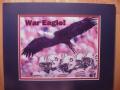 Picture: Auburn Tigers "War Eagle" 8 X 10 photo professionally double matted to 11 X 14 so that it fits a standard frame you can buy inexpensively at any store. 