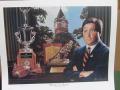 Picture: Terry Bowden 1993 Auburn Tigers Perfect Season print signed and numbered by artist Alan Zuniga. 